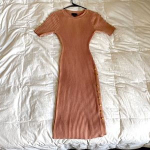 Long cream color dress